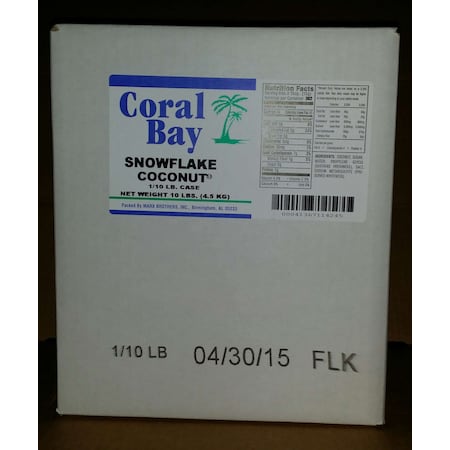 Coral Bay Coral Bay Snowflake Coconut 10lbs CB003